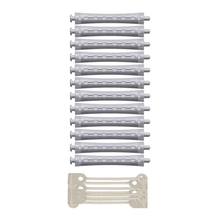 Trina Professional, Permanenttirullasetti, harmaa, 12 kpl (14mm × 91 mm) - Image 1