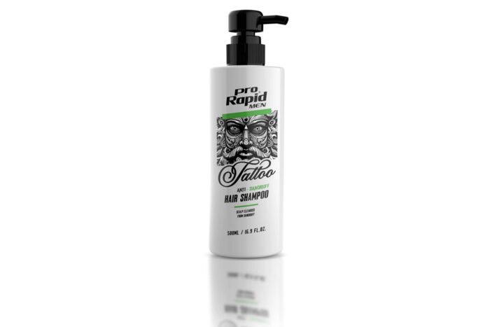 PRORAPID TATTOO SERIES Anti Dandruff Hair Shampoo, 500ml