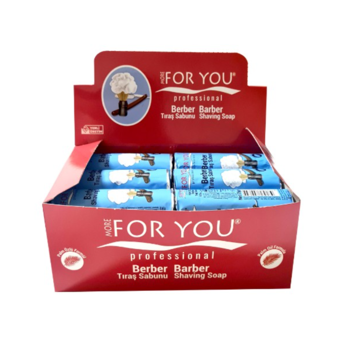 More For You Barber Shaving Soap 12kpl/pkt - Image 1