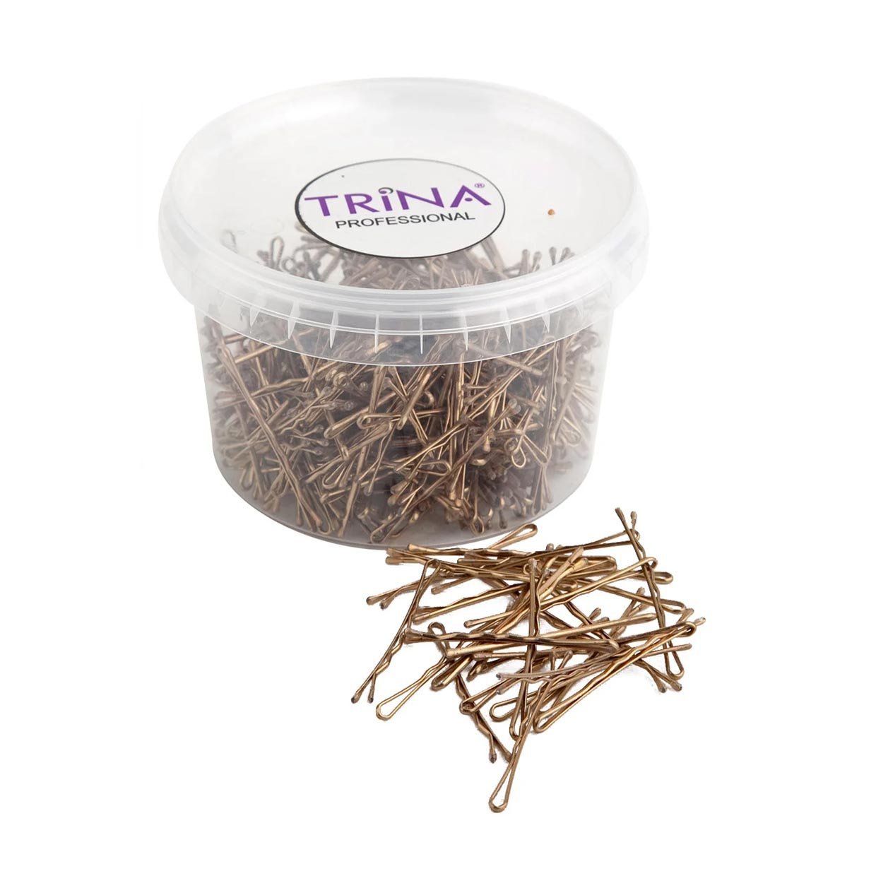 trina2.jpg Trina Professional, Kultaiset hiuspinnit 500 g - Image 1